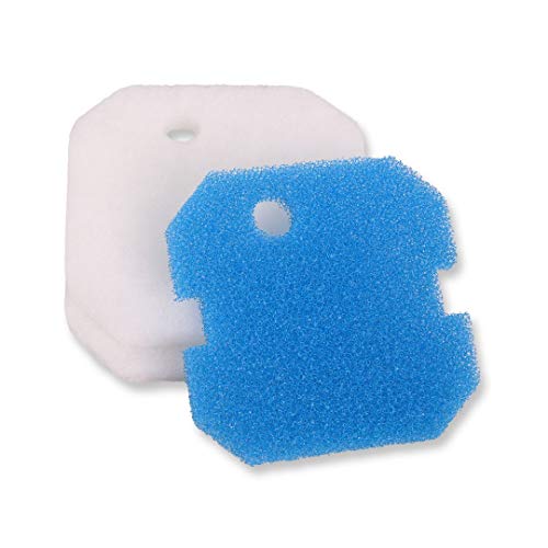 INGVIEE Kompatibel Filtermatte Filtervlies für Eheim Professionel 2226/2326/2228/2328 und Pro 2 2026/2126/2028/2128 und Experience 350 (2X Weiß, 1x Blau) von INGVIEE