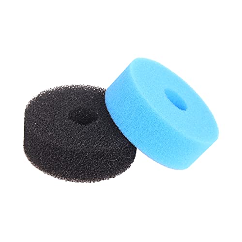 INGVIEE Kompatibel Filterschwamm für Jebao CF-10 PF-10 und Bermuda 4000 Pressure Filter (1x Schwarz Grob, 1x Blau Fein) von INGVIEE