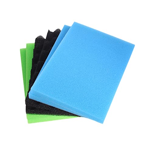 INGVIEE Kompatibel Schaumstoff Filterschwamm Set für Blagdon Mini-Pond 4500L und 6000L Modell (2X Schwarz Grob, 2X Grün Mittel, 2X Blau Fein) von INGVIEE