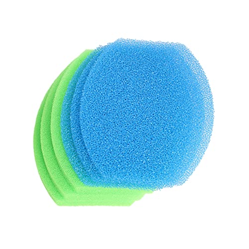 INGVIEE Kompatibel Schaumstoff Filterschwamm für Blagdon Affinity Inpond All In One Pond und Filter (3X Blau Grob, 3X Grün Mittel) von INGVIEE