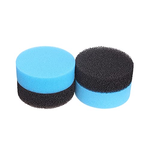 INGVIEE Kompatibles Schaumstoff-Filterpad für TotalPond PF850 und PF1200UV (2 x schwarz grob, 2 x blau fein) von INGVIEE