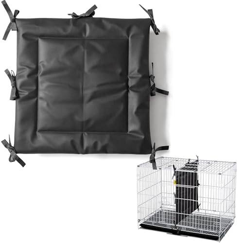 INKNOTE Trennwand für Hundekäfige, mit Bändern, 60 x 55 cm, weich, dick, Trennwand für Welpen-Training, Hundekäfig-Zubehör (passend für 91,4 cm große Kisten, ohne Kiste) von INKNOTE