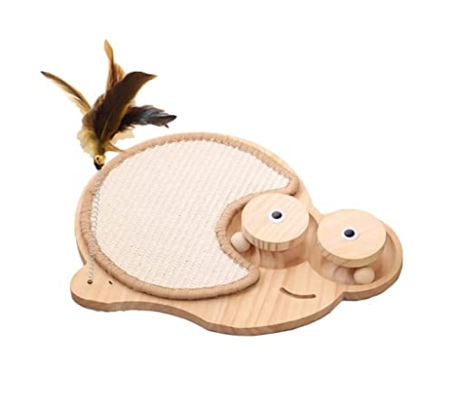 Katzenkratzer Katzenkratzbrett, Multifunktional, Holz, Katzenkratzpolster, Schneckenform, Katzenkratzer Mit Spielzeugball Für Den Innenbereich Kratzmatte Katze (Blue : Wood+sisal, Size : 40 * 29.5cm) Katzenkratzer Katzenkratzbrett, Multifunktional, Holz, Katzenkratzpolster, Schneckenform, Katzenkratzer Mit Spielzeugball Für Den Innenbereich Kratzmatte Katze (Blue : Wood+sisal, Size : 40 * 29.5cm) von INKTUS