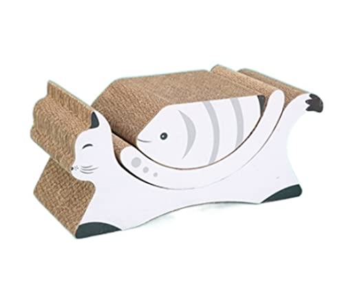 Katzenkratzer Katzenkratzer, Gewelltes Katzenkratzpolster, Premium-Katzenkratzpolster, Ideal Für Kätzchen Und Katzen, 3-in-1-Katzenkratzer Kratzmatte Katze Katzenkratzer Katzenkratzer, Gewelltes Katzenkratzpolster, Premium-Katzenkratzpolster, Ideal Für Kätzchen Und Katzen, 3-in-1-Katzenkratzer Kratzmatte Katze von INKTUS