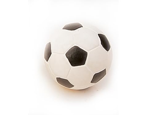 INMORVEN Hundeball aus Hartgummi - 7,5 cm robuster Fußball für kleine & mittelgroße Hunde, unzerstörbares Hundespielzeug INMORVEN Hundeball aus Hartgummi - 7,5 cm robuster Fußball für kleine & mittelgroße Hunde, unzerstörbares Hundespielzeug von INMORVEN