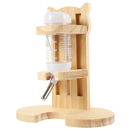 INOOMP 1satz Hamster Wasserflasche Mit Holzständer Auslaufsichere Trinkflasche Für Kleintiere Kapazität Einfach Zu Bedienen Für Hamster Und Meerschweinchen INOOMP 1satz Hamster Wasserflasche Mit Holzständer Auslaufsichere Trinkflasche Für Kleintiere Kapazität Einfach Zu Bedienen Für Hamster Und Meerschweinchen von INOOMP