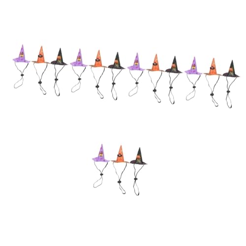 15 STK Haustier Hut Halloween-kostüme Für Haustiere Halloween-haustierhüte Hund Hexenhut Welpenhut Dekorativer Haustierhut Katze Hexenhut Haustier-Halloween-kostüme Für Hunde Tuch INOOMP 15 STK Haustier Hut Halloween-kostüme Für Haustiere Halloween-haustierhüte Hund Hexenhut Welpenhut Dekorativer Haustierhut Katze Hexenhut Haustier-Halloween-kostüme Für Hunde Tuch INOOMP von INOOMP