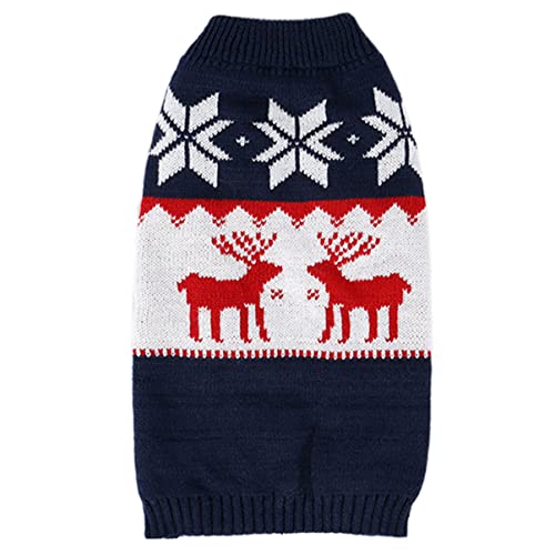 INOOMP Hundemäntel für Große Hunde Haustierkleidung Gestrickter Weihnachtspullover mit Hirsch INOOMP Hundemäntel für Große Hunde Haustierkleidung Gestrickter Weihnachtspullover mit Hirsch von INOOMP