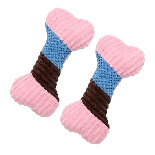 INOOMP 1 Set 2 Pcs Zufällig Quietschende Kauen Spielzeug für Hund Katze Haustier Spielzeug Hund Quietschende Spielzeug Dauerhafte Hund Kauen Spielzeug von INOOMP