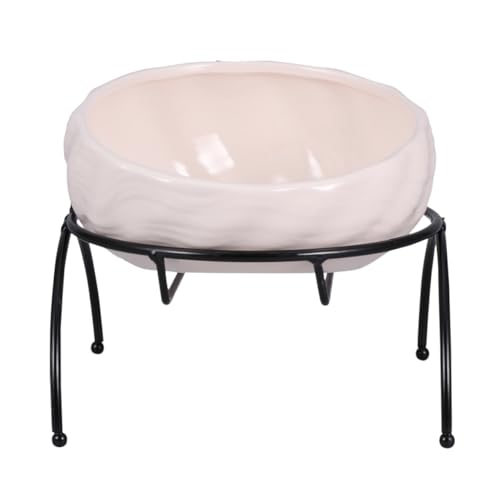 INOOMP Keramik-futternapf-Set für Haustiere Tablett Katzenfutter Wassernapf für Hunde und Katzen Eisenrahmen Ständer Blass INOOMP Keramik-futternapf-Set für Haustiere Tablett Katzenfutter Wassernapf für Hunde und Katzen Eisenrahmen Ständer Blass von INOOMP