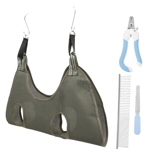 INOOMP Komplettes Fellpflegeset Für Haustiere 3er-Set Kamm Nagelknipser Nagelfeile Für Katzen Und Hunde Fellpflegewerkzeuge Für Katzen Zufällige Farbe von INOOMP