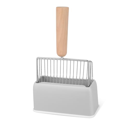 INOOMP 1 Satz Katzenstreu-Schaufel-Set Bausatz Sichtung Abfallschaufel mit Halter klein für Scoop Wurfsieb Metallkatze Müllschaufel tragbare Haustierstreuschaufel Katzenschaufel Abs Grau INOOMP 1 Satz Katzenstreu-Schaufel-Set Bausatz Sichtung Abfallschaufel mit Halter klein für Scoop Wurfsieb Metallkatze Müllschaufel tragbare Haustierstreuschaufel Katzenschaufel Abs Grau von INOOMP