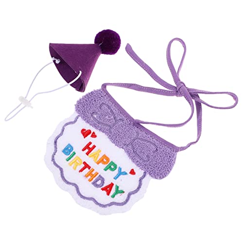 INOOMP Haustier Kostüm Hut Geburtstag Waschbar Hund Bandana Katze Leichte Wiederverwendbare Set INOOMP Haustier Kostüm Hut Geburtstag Waschbar Hund Bandana Katze Leichte Wiederverwendbare Set von INOOMP