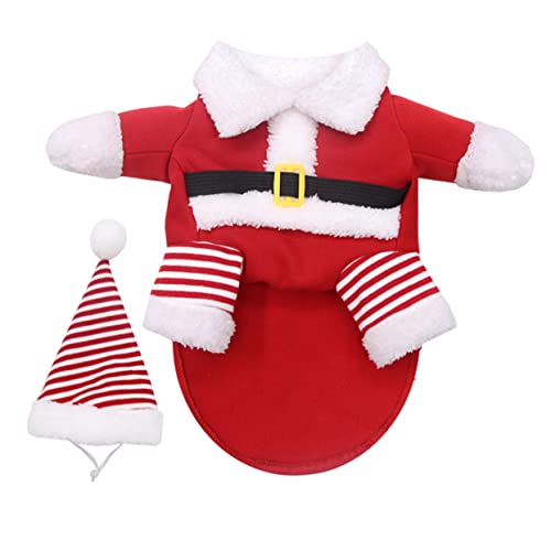 INOOMP Bequemes Haustier-Outfit Aus Polyester Haustierbekleidung Weihnachtskleidung Für Mittelgroße Und Große Hunde von INOOMP