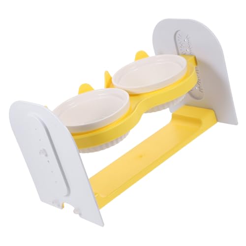 INOOMP Einstellbare Höhe Nicht-Design Große Kapazität Katze Futternapf Keramik Pet Feeder INOOMP Einstellbare Höhe Nicht-Design Große Kapazität Katze Futternapf Keramik Pet Feeder von INOOMP
