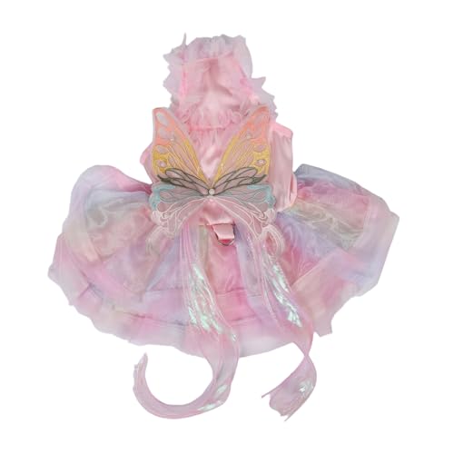INOOMP 1satz Prinzessinnen-hundekleid Süßes Schmetterlings-Outfit Für Kleine Hunde Und Katzen Atmungsaktive Sommermode Für Feste Und Besondere Anlässe Für Hochzeit Und von INOOMP
