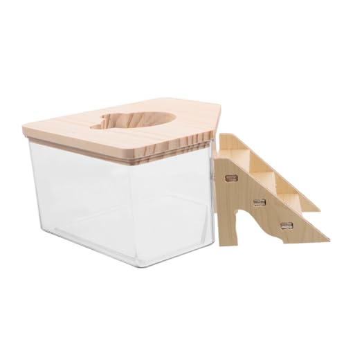 INOOMP 1 Set Hamster Sandbadbehälter Durchsichtig Großes Staubbad Und Katzentoilette Praktisch Zur Beobachtung Ideal Für Hamster Und Rennmäuse INOOMP 1 Set Hamster Sandbadbehälter Durchsichtig Großes Staubbad Und Katzentoilette Praktisch Zur Beobachtung Ideal Für Hamster Und Rennmäuse von INOOMP