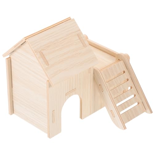 INOOMP 1 Set Hamster Solid House Kleine Hamster Verstecke Indoor Meerschweinchenhaus Hamsterkäfige Und Lebensräume Meerschweinchenversteck Meerschweinchenspielzeug Meerschweinchentunnel von INOOMP