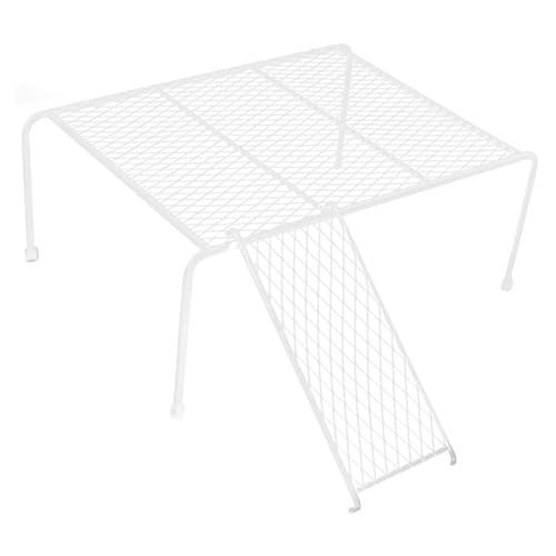 INOOMP Hühner Vögel Plattform Hühnerkäfig Spielzeug Stabiles Gitterregal Mit Kletterleiter von INOOMP