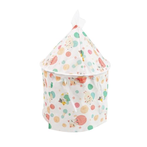 INOOMP Polyester Katzenzelt Tunnel Indoor Katzen Spielzeug Bett Kätzchen Muster von INOOMP
