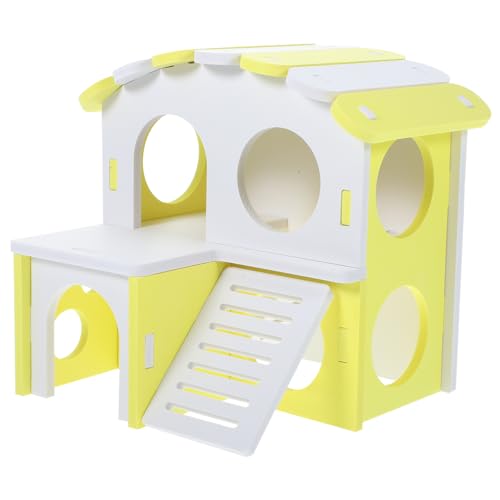 INOOMP Doppel-Schicht Hamster Hideout Für Meerschweinchen Mit Leiter Geruchsneutraler PVC-käfigzubehör Geeignet Als Spielhaus Und Versteck Für Kleine Haustiere INOOMP Doppel-Schicht Hamster Hideout Für Meerschweinchen Mit Leiter Geruchsneutraler PVC-käfigzubehör Geeignet Als Spielhaus Und Versteck Für Kleine Haustiere von INOOMP