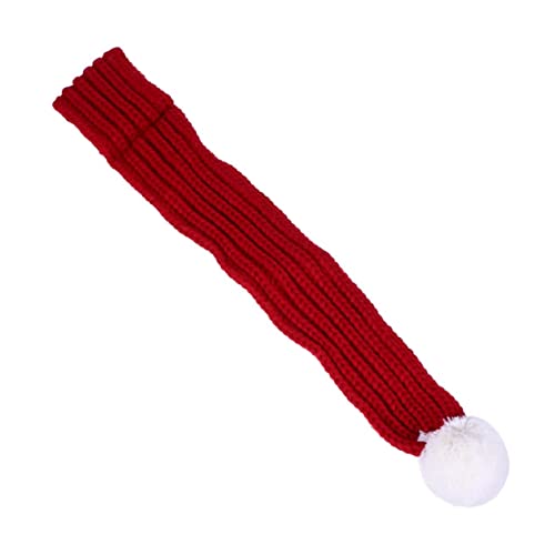 INOOMP 1 Stück Plüsch-haustierschal Hundeschal für Wärme Weihnachts-Haustier-Outfit Halstuch Große Bälle Leicht Zu Tragen Sauber von INOOMP