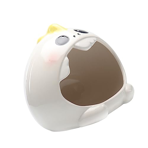INOOMP Hamsternest Keramikbett Dekoratives Nest Lebensraum Versteck Burg Mode Komfortabler Zufälliger Stil INOOMP Hamsternest Keramikbett Dekoratives Nest Lebensraum Versteck Burg Mode Komfortabler Zufälliger Stil von INOOMP