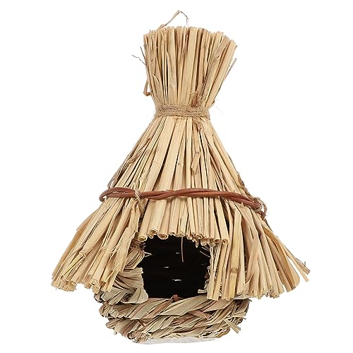 INOOMP 1 Stück Strohvogel Nest Handgewebtes Vogelhaus für Kanarienvögel Sittiche und Andere Kleine für Garten und Outdoor Dekoration Natürlicher und Komfortabler Lebensraum für Haustiere INOOMP 1 Stück Strohvogel Nest Handgewebtes Vogelhaus für Kanarienvögel Sittiche und Andere Kleine für Garten und Outdoor Dekoration Natürlicher und Komfortabler Lebensraum für Haustiere von INOOMP