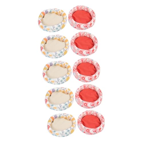 INOOMP 10 STK Hamsternest Kühlung für kleine Haustiere Kühlmatte für Hamster kühlmatte Hamster Hamster-Kühlmatten Schlafmatten kleine Haustierunterlage Sommer-Haustierkissen Baumwolle von INOOMP