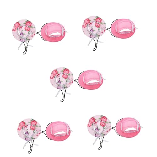 INOOMP 5sets Atmungsaktive Mesh Haustier Hut Hund Katze Sonnenblende Stilvolle Eimer Hut Für 2 Stücke * 5 INOOMP 5sets Atmungsaktive Mesh Haustier Hut Hund Katze Sonnenblende Stilvolle Eimer Hut Für 2 Stücke * 5 von INOOMP