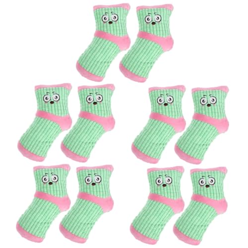 INOOMP 10stücke Plüsch Quietschspielzeug Für Hunde Socke Form Molar Kauspielzeug Für Welpen Zum Zahnen Und Spielen Strapazierfähig Und Unterhaltsam Für Kleine Hunde von INOOMP