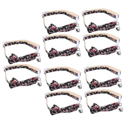 INOOMP 5 Sets Süßes Katzenhalsband Glocke Cartoon-hundehalsband Fliege Verstellbares Haustierhalsband Leicht Für Den Täglichen Gebrauch 2 Stück X 5 INOOMP 5 Sets Süßes Katzenhalsband Glocke Cartoon-hundehalsband Fliege Verstellbares Haustierhalsband Leicht Für Den Täglichen Gebrauch 2 Stück X 5 von INOOMP