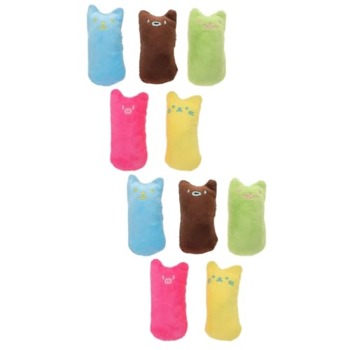 INOOMP 10 STK Katzenminze Katzen Spielzeug spaß The Pleasure Katzenminze Spielzeug Plüschkissen Spielzeuge Kauspielzeug für Katzen Spielzeug zum Necken von Katzen Luxus INOOMP 10 STK Katzenminze Katzen Spielzeug spaß The Pleasure Katzenminze Spielzeug Plüschkissen Spielzeuge Kauspielzeug für Katzen Spielzeug zum Necken von Katzen Luxus von INOOMP
