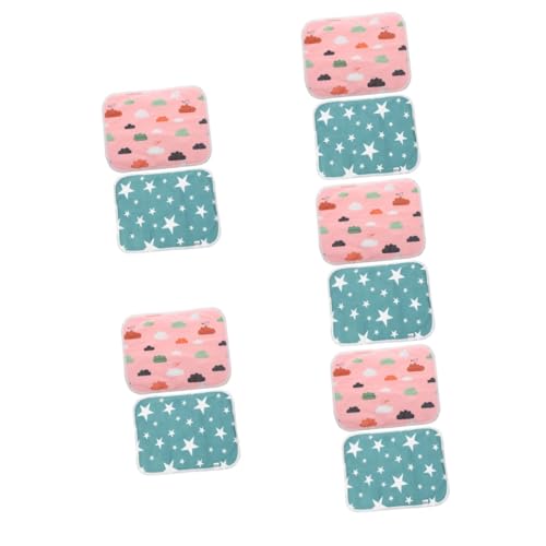 INOOMP 10 STK pet pinkelmatte Haustierkäfigauskleidung Rattenstreu Kleintier Urinmatte Hamster Käfig Einlage Welpe Matratze atmungsaktive Hasenwindeln Hamster-PIPI-Pads waschbar Urin-Pad INOOMP 10 STK pet pinkelmatte Haustierkäfigauskleidung Rattenstreu Kleintier Urinmatte Hamster Käfig Einlage Welpe Matratze atmungsaktive Hasenwindeln Hamster-PIPI-Pads waschbar Urin-Pad von INOOMP