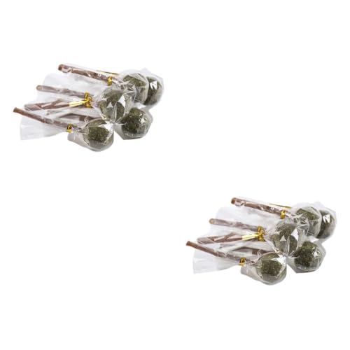 INOOMP 10stücke Molar-Sticks Für Kleine Haustiere Interaktive Kauspielzeuge Heu Für Kaninchen Meerschweinchen Und Hamster Zahnpflege Und Spielspaß Für Gesunde Zähne von INOOMP