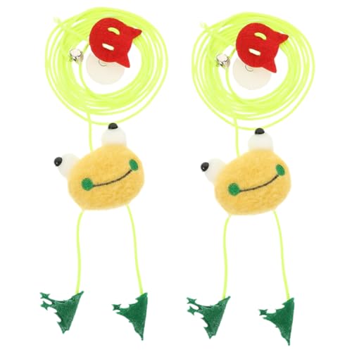 INOOMP 10 Stück Lustige Katzen Stofftiere Stofffrosch Neckende Behänge Für Haustier Kätzchen Zahnungsspielzeug Interaktives Necken Schaukeln Hängendes Katzenspielzeug INOOMP 10 Stück Lustige Katzen Stofftiere Stofffrosch Neckende Behänge Für Haustier Kätzchen Zahnungsspielzeug Interaktives Necken Schaukeln Hängendes Katzenspielzeug von INOOMP