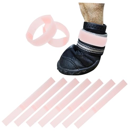 INOOMP 10 Stück Regenstiefel Socken Patch rutschfeste Sockenhalter Nicht -Slip -Sockenhalter Slip Sockenbänder Socken Gripper -Gurte Haustierschuhgurte Polyester Rosa von INOOMP