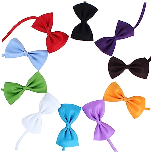 INOOMP 10-teiliges Fliegen-Set Für Haustiere Katzen Und Hunde Fliege Band Zufällige Muster Polyesterfaser 9 X 5 cm 25–40 cm Halsumfang Modisches Haustier-zubehör INOOMP 10-teiliges Fliegen-Set Für Haustiere Katzen Und Hunde Fliege Band Zufällige Muster Polyesterfaser 9 X 5 cm 25–40 cm Halsumfang Modisches Haustier-zubehör von INOOMP