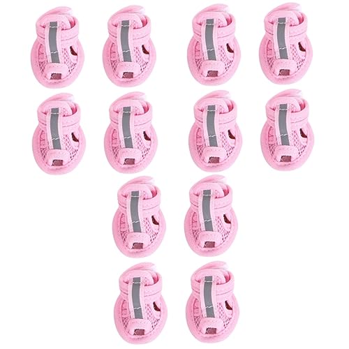 INOOMP 12 STK Haustier-Sandale Hund Haustierstiefel Welpenversorgung Pudel Blaue Stiefeletten Fäustlinge Dog Shoes Haustierschuhe Wasserschuh Pfote sockenschuhe Haustierzubehör Rosa INOOMP 12 STK Haustier-Sandale Hund Haustierstiefel Welpenversorgung Pudel Blaue Stiefeletten Fäustlinge Dog Shoes Haustierschuhe Wasserschuh Pfote sockenschuhe Haustierzubehör Rosa von INOOMP