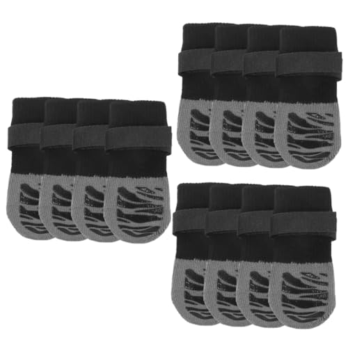 INOOMP 12stücke Haustier Socken Für Katzen Und Kleine Hunde rutschfeste wasserdichte Socken Für Innen Und Außenbereich Für Pfotenschutz Und Komfort von INOOMP