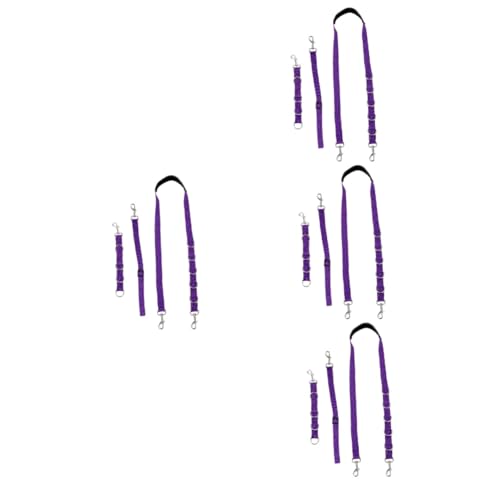 INOOMP 12 STK Haustierpflegeseil Haustiere Gürtel Hundeleine Und Halsband Schlupfleine Helfer Bei Der Hundepflege Hundepflegeleine Hundepflegezubehör Pflege Seil Violett Polypropylen INOOMP 12 STK Haustierpflegeseil Haustiere Gürtel Hundeleine Und Halsband Schlupfleine Helfer Bei Der Hundepflege Hundepflegeleine Hundepflegezubehör Pflege Seil Violett Polypropylen von INOOMP