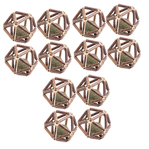 INOOMP 12 STK Katzenminze Spielzeug Katzenspielzeug Für Den Innenbereich Katzenbälle Spielzeug Katzenminze-Ball Katzenzähneknirschspielzeug Spielzeuge Beissen Baseball Polygonum Holz INOOMP 12 STK Katzenminze Spielzeug Katzenspielzeug Für Den Innenbereich Katzenbälle Spielzeug Katzenminze-Ball Katzenzähneknirschspielzeug Spielzeuge Beissen Baseball Polygonum Holz von INOOMP