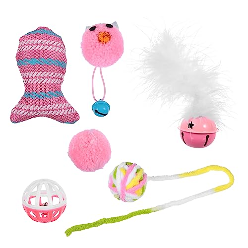 INOOMP 12 STK Katzenspielzeug Kätzchenspielzeug Beißspielzeug Klingelspielzeug Für Haustiere Flauschige Kuscheltiere Interaktives Haustierspielzeug Kunststoff Haustier Glocke Plüsch Katze INOOMP 12 STK Katzenspielzeug Kätzchenspielzeug Beißspielzeug Klingelspielzeug Für Haustiere Flauschige Kuscheltiere Interaktives Haustierspielzeug Kunststoff Haustier Glocke Plüsch Katze von INOOMP