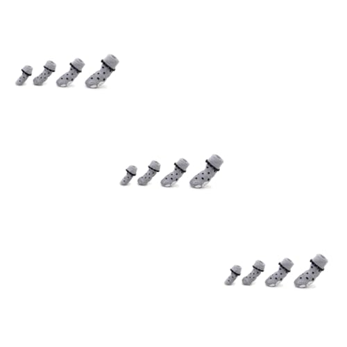 INOOMP 12 STK Nicht-Haustier-Socken pet paw pet Supplies kostüme für Katzen kostü Hunde thermische Socken sockenschuhe Baumwollsocken für Haustiere Hundesocken Spitze Haustier socken von INOOMP