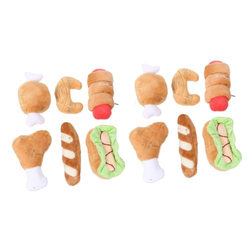 INOOMP 12 STK Plüschtiere für Haustiere Beißspielzeug für Welpen Sound-Bite-Spielzeug für Hunde Katzen Spielzeug Hunde Spielzeug quitschen Spielzeuge Plüschtier für Haustiere singen Wurst INOOMP 12 STK Plüschtiere für Haustiere Beißspielzeug für Welpen Sound-Bite-Spielzeug für Hunde Katzen Spielzeug Hunde Spielzeug quitschen Spielzeuge Plüschtier für Haustiere singen Wurst von INOOMP