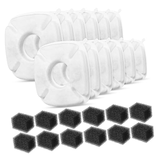INOOMP Ersatzfilter Für Haustierbrunnen 12 Sets Ersatzfilter Für Katzenwasserbrunnen Für Haustierwasserspender von INOOMP