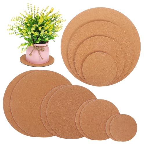 INOOMP 12 Stück Blumentopfmatte Aus Kunststoff Pflanzmatten Pflanzentopfplatte Runde Untersetzer Drinnen Runde Pflanzenuntersetzermatte Runde Tischmatten Kork INOOMP 12 Stück Blumentopfmatte Aus Kunststoff Pflanzmatten Pflanzentopfplatte Runde Untersetzer Drinnen Runde Pflanzenuntersetzermatte Runde Tischmatten Kork von INOOMP