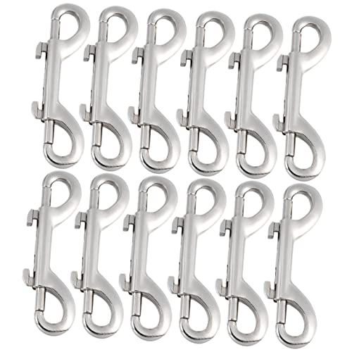 INOOMP 12 Stück Robuste Karabinerhaken Für Die Leine Metallkabel-anbindehaken Für Hunde Für Outdoor-Sportarten Wanderausrüstung Für Hunde von INOOMP