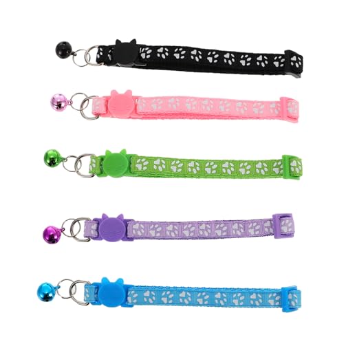 INOOMP 15 STK Katzenhalsband Hundehalsband kleine Hundehalsbänder tierische bescherung sicherheitsschloss Welpenhalsband zubehör Verstellbarer Kätzchenkragen Glockenkragen die Katze Nylon INOOMP 15 STK Katzenhalsband Hundehalsband kleine Hundehalsbänder tierische bescherung sicherheitsschloss Welpenhalsband zubehör Verstellbarer Kätzchenkragen Glockenkragen die Katze Nylon von INOOMP