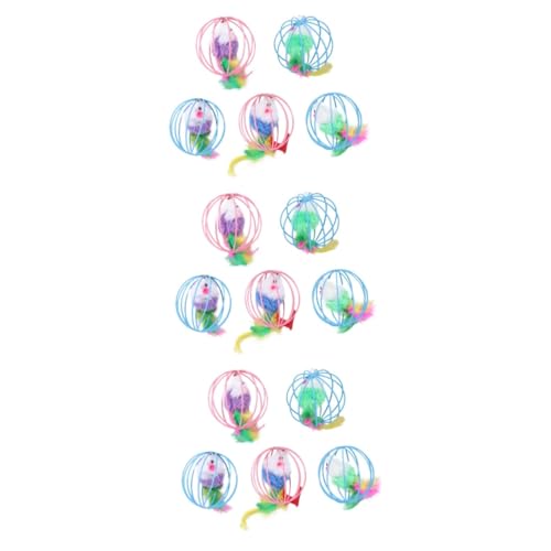 INOOMP 15 STK Katzenspielzeug Haustier Katze Spielzeug Spielzeug Für Katzen Und Mäuse Katze Plüschtier Katzenkäfig Ratte Katzenbälle Katzengeschenke 6cm Künstlicher Plüsch Drahtkäfig INOOMP 15 STK Katzenspielzeug Haustier Katze Spielzeug Spielzeug Für Katzen Und Mäuse Katze Plüschtier Katzenkäfig Ratte Katzenbälle Katzengeschenke 6cm Künstlicher Plüsch Drahtkäfig von INOOMP